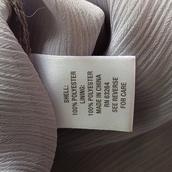 Roz& Ali lavender polka dot pleated blouse size 2X - Picture 12 of 16